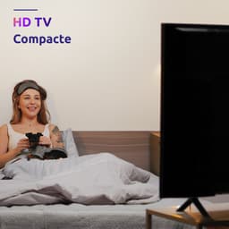 STRONG - HDTV 32" (80 cm) SRT32HF2003 - Drievoudige tuners - 2 HDMI-poorten (1 ARC) + 1 USB-poort + Optisch + Mini-AV + Terrestrisch/Sat - Zwart — thumbnail 4