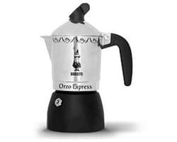 Bialetti Orzo Express Moka Express Aluminium, Zwart