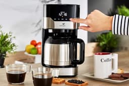 Programmeerbaar elektrisch koffiezetapparaat - 12 l roestvrijstalen thermoskan - touch-knoppen - 800 W — thumbnail 5