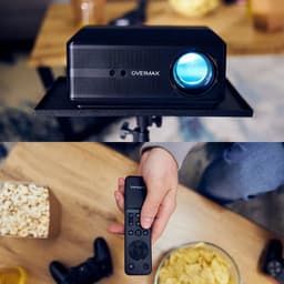 Overmax Multipic 6.1 Full HD 1080p LED-beamer met autofocus-keystone-beeldcorrectie - Wifi Bluetooth 5.0 - 7000 lumen — thumbnail 4