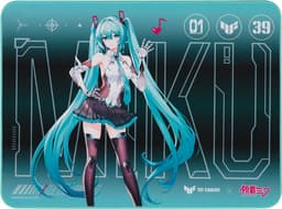 ASUS TUF Gaming P1 Hatsune Miku Edition - Muismat rubber - stof - blauw, zwart — thumbnail 1