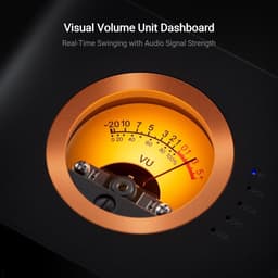 Fosi Audio MC351 2.1 Kanaals Versterker met DAC - Vintage VU Meter - Ontvanger met Bluetooth en USB/OPT/COAX — thumbnail 3