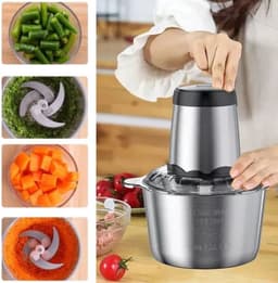 Home & Marker - Keukenmachine & Mini Rasp - Foodprocessor - Hakmolen - Kleine Rasp - Knoflook Rasp - MULTIMINCER + MINIGRINDER — thumbnail 3
