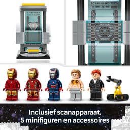 LEGO Marvel - Iron Mans laboratorium: harnasruimte Constructiespeelgoed — thumbnail 3