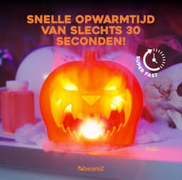 Rookmachine Halloween - Opklikbare Pompoen - Party rookmachine met LED’s en rookvloeistof — thumbnail 4