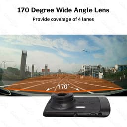 Camera - Dashcam - Met geheugenkaart 32G - Met achteruitrij camera - Zwart — thumbnail 3