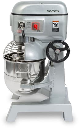 VERTES Professionele deegkneder, deegmachine met planetaire mengarm, inhoud 40 l, roestvrijstalen mengkom, mengblad, deeghaken en garde, 3 snelheden: 80, 160 en 310 tpm — thumbnail 4