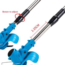 Elektrische Grasmaaier - Oplaadbare Maaier - Gazon Onderhoud - Handheld Multifunctioneel - 120 x 30 x 20 cm - null — thumbnail 3