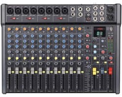 E-Lektron C848-DSP 16 kanaals mengpaneel - Met USB interface, DSP effecten en Bluetooth
