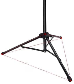150cm Bladmuziekstandaard - Hoge Muziekstandaard Voor Bladmuziek Hoge Stabiliteit - Verstelbare Draagbare Muziekstandaard Voor Gitaar Viool Ukelele — thumbnail 5