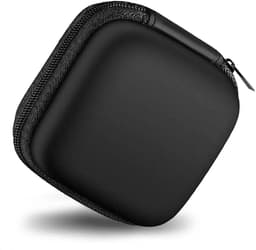 Universeel Hoesje voor Oordopjes | Tasje | Pouch | Reistas | Etui | Past in broekzak | Geschikt voor AirPods, Buds, draadloze en bedrade oortjes | Kabel Hoesje | Zwart — thumbnail 4