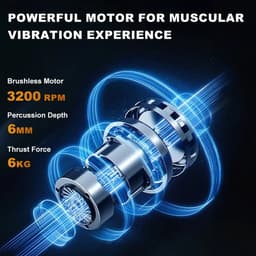 Cellista Massage Gun Mini - Fasciapistool - Spiermassage Apparaat - Percussie Massage - 9 Snelheden - 1500mAh Oplaadbaar - Zwart — thumbnail 5