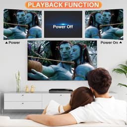 DVD Speler - Mediaspeler - Films Kijken - Regiovrij Afspelen - 1080P Upscaling - Zwart — thumbnail 5