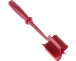 Keukenmachine Hakker - Vleesverwerker Hakker - Voedselbereiding Gemak - Vaatwasmachinebestendig - 29x10x10 cm - Rood