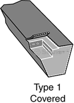 Vervangende Riem - Reserveonderdeel - Grasmaaier Onderhoud - OEM Specificaties - 1/2 Inch Breed - Zwart — thumbnail 2