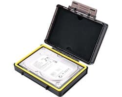 Allecto - Harde Schijf Beschermhoes - Schokbestendig - Robuust 3,5 inch - Stapelbaar en Staand - Antistatisch - Geschikt voor Samsung WD Seagate To..