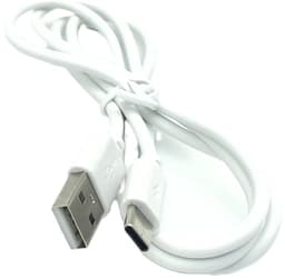 USB-C Oplaadkabel - Datakabel - Externe Harde Schijf - Snelle Gegevensoverdracht - 1 meter - Wit — thumbnail 2