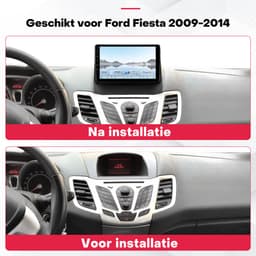 Boscer 2 Din Autoradio - Geschikt voor Ford Fiesta (2009-2014) - Draadloos Apple CarPlay & Android Auto - 8-Core Snapdragon - 9 Inch HD Touchscreen - Android 15 - 4+64GB - Interne Koeling - WiFi & Bluetooth - Camera & Microfoon — thumbnail 2