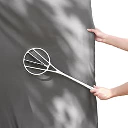 Tapijtklopser - Stofverwijderaar - Vlekken Verwijderen - Ergonomisch Ontwerp - 55.5 cm - Wit — thumbnail 2
