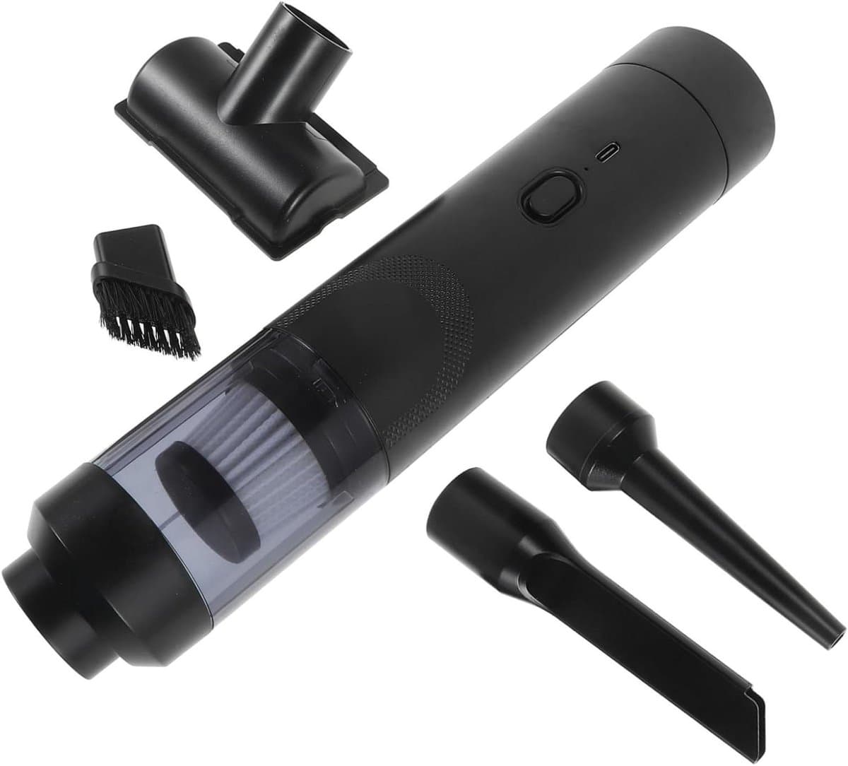 Handstofzuiger - Draagbare Cleaner - Auto Interieur - Hoge Zuigkracht - 27 cm Lengte - Zwart — afbeelding 1