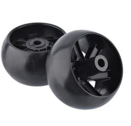 Dailygoods- Deck Wheel Vervanging - 5" Wiel - 2 Stuks - Hub Offset 3" - Boorgrootte 1/2" - Compatibel met Husqvarna - Graswiel — thumbnail 1