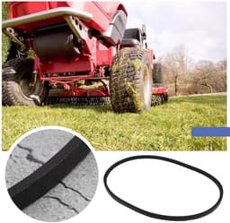 Aandrijfriem Grasmaaier - V-riem Reserveonderdeel - Gazon Onderhoud - Duurzaam Rubber Materiaal - 750mm Binnenomtrek - Zwart — thumbnail 4