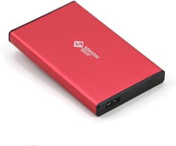 Externe harde schijf - Draagbare opslag - Bestanden opslaan - Supersnelle USB 3.0 - 500 GB - Rood — thumbnail 2