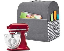 Mixerhoes - Beschermhoes Keukenmachine - Keuken Organisatie - Waterafstotend Nylon - 4.8 Liter - Grijs