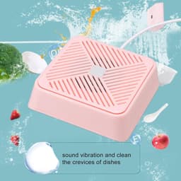 Mini Vaatwasser - Draagbare Afwasser - Snel Afwassen - Dubbele Zuivering - 10 cm - Roze — thumbnail 5