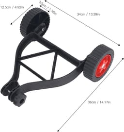 Dailygoods- Draadtrimmer Steunwielen - Verstelbare Hoogte - Universeel Compatibel - Duurzaam Kunststof - Extra Stabiliteit - Voor Grasmaaier - Grasmaaierwielen — thumbnail 5