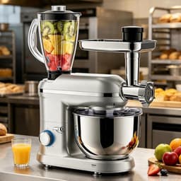 Staande Keukenmixer - Elektrische Mixer Keuken - Bakken En Koken - 5-In-1 Multifunctioneel - 5.5 Liter - Meerkleurig — thumbnail 1