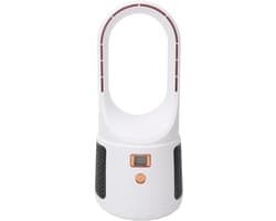 Bladeless Bureau Ventilator - Stille Ventilator - Bureau Koeling - 6 Snelheden - 30 Watt - Wit