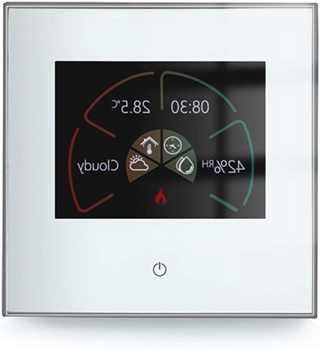Slimme Thermostaat - Wifi Kamerthermostaat - Energie Besparen - App en Stembediening - 5A 16A - Wit — afbeelding 1