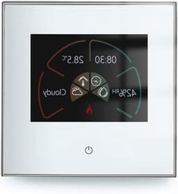 Slimme Thermostaat - Wifi Kamerthermostaat - Energie Besparen - App en Stembediening - 5A 16A - Wit — thumbnail 1