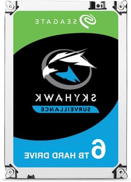 Harde Schijf - Opslag Medium - Beveiligingsopnames Opslaan - Geoptimaliseerd voor Bewaking - 6 TB - Zilver — thumbnail 1