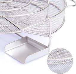 Ronde Rookgenerator van RVS voor Koud Roken, Ideaal voor BBQ, Grill en Rookoven van 18 cm — thumbnail 2