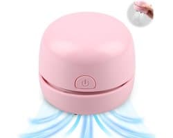 Mini-bureaustofzuiger met USB-oplaadfunctie, draagbare bureaustofzuiger met krachtige zuigkracht, verwijdert effectief vuil en stof, geschikt voor thuis, scholen, kantoren, toetsenborden en andere soortgelijke locaties.
