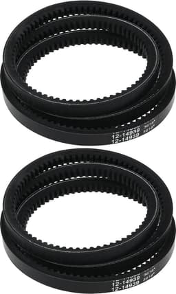 Dailygoods- Aandrijfriem 51 inch - 2 Stuks - Rubber - Compatibel met Hustler Raptor - Raptor Limited - Raptor SD/Raptor SDX - Hoge efficiëntie - Grasmaaier Riem — thumbnail 1