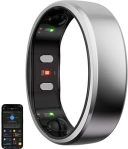 Ringconn Smart Ring Gen 2 - Maat-#7 - Kleur: Zilver — thumbnail 4