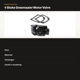 Dailygoods- Klepdekselpakking 4 Stuks - Geschikt voor Kohler 7000 Motoren - Vezelcomposiet - Eenvoudige Installatie - Duurzaam - Betrouwbare Prestaties - Motorpakking — thumbnail 3