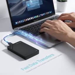 Cor.Speed Externe harde schijf 500 GB met USB C adapter - Harde schijf extern - HDD — thumbnail 5