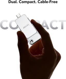 Draagbare SSD - Externe Opslag - Bestanden Overzetten - Dubbele USB Connectoren - 512 GB - Zilver — thumbnail 5