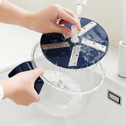 Druiven Schilmachine - Fruit Peller - Keuken Voorbereiding - Automatische Werking - 20.8 x 20.8 x 25 cm - Blauw — thumbnail 2