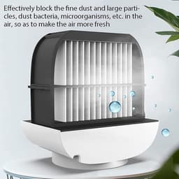 Mini Aircooler - Persoonlijke Ventilator - Persoonlijke Koelte - Ultrasone Spray - 2500 Gram - Wit — thumbnail 4
