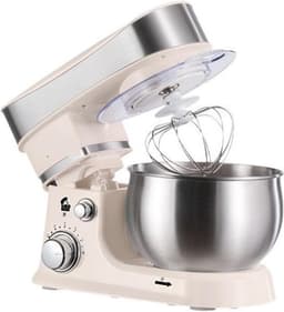 Keukenmixer - Deegmachine Eiermixer - Bakken en Maken - Multifunctioneel Blad - 318x192x250mm - Wit — thumbnail 1
