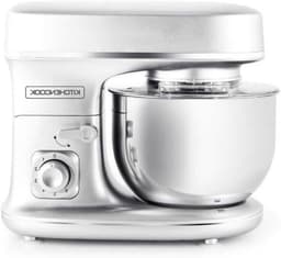 Keukenmachine - Mixer Robot - Bakken en Mixen - Planeetbeweging - 5 Liter Kom - Zilver — thumbnail 1