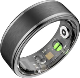 Kuno Ring 1 - Slimme ring - Smart Wearable - Health Ring - Slaap Tracker - Hartslagmeter - Stappenteller - Fitness en Activiteiten Tracker - Calorieen Bijhouden - Geen Abbonement - Waterdicht - voor Mannen en Vrouwen - Zwart - Maat #11 — thumbnail 2