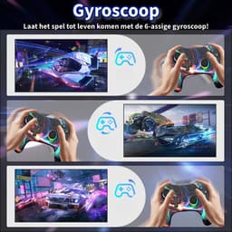 Unieke Switch Controller - RGB & Draadloos - RGB PRO - Bluetooth Controllers geschikt voor alle Nintendo Switch Accessoires Pro Controller — thumbnail 3