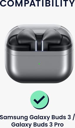 kwmobile Hoes geschikt voor Samsung Galaxy Buds 3 / Galaxy Buds 3 Pro - Siliconen cover voor oordopjes in zwart - Gameconsole design — thumbnail 3
