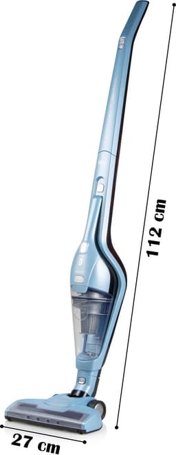 PRIMO PR507SV Steelstofzuiger Draadloos 2-in-1 - Stofzuiger Zonder Zak - Kruimelzuiger - HEPA Filter - Blauw — thumbnail 2